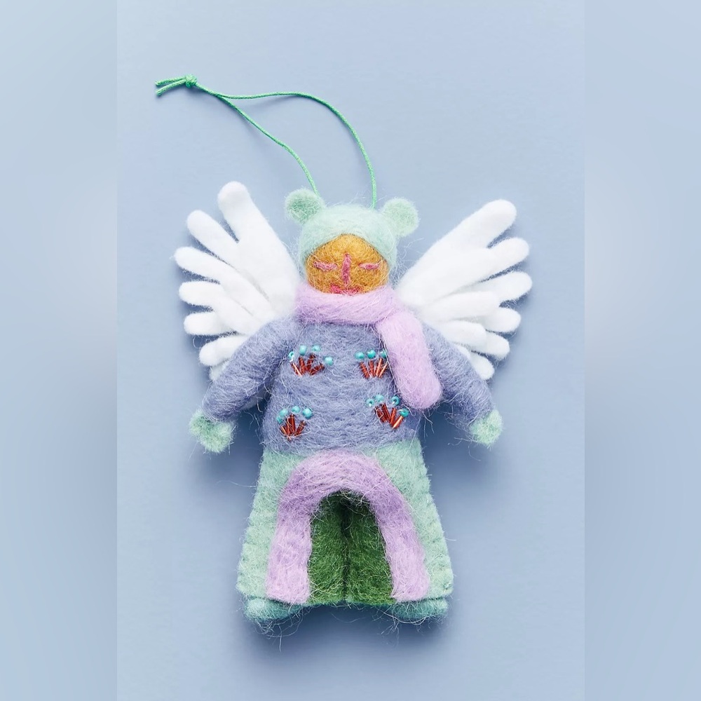 New🌟Anthropologie-Quirky Angel Ornament